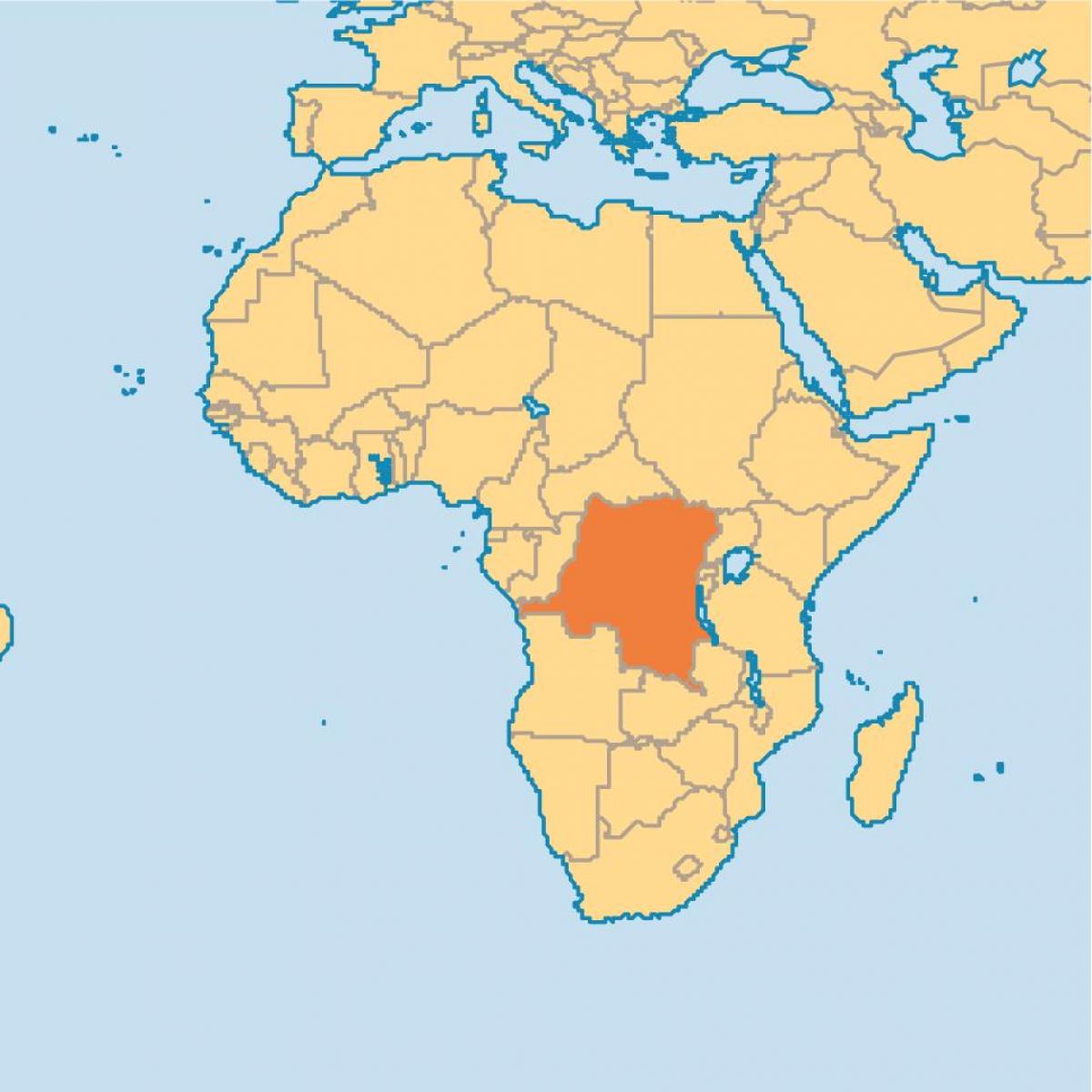 Mapa ng zaire sa mundo